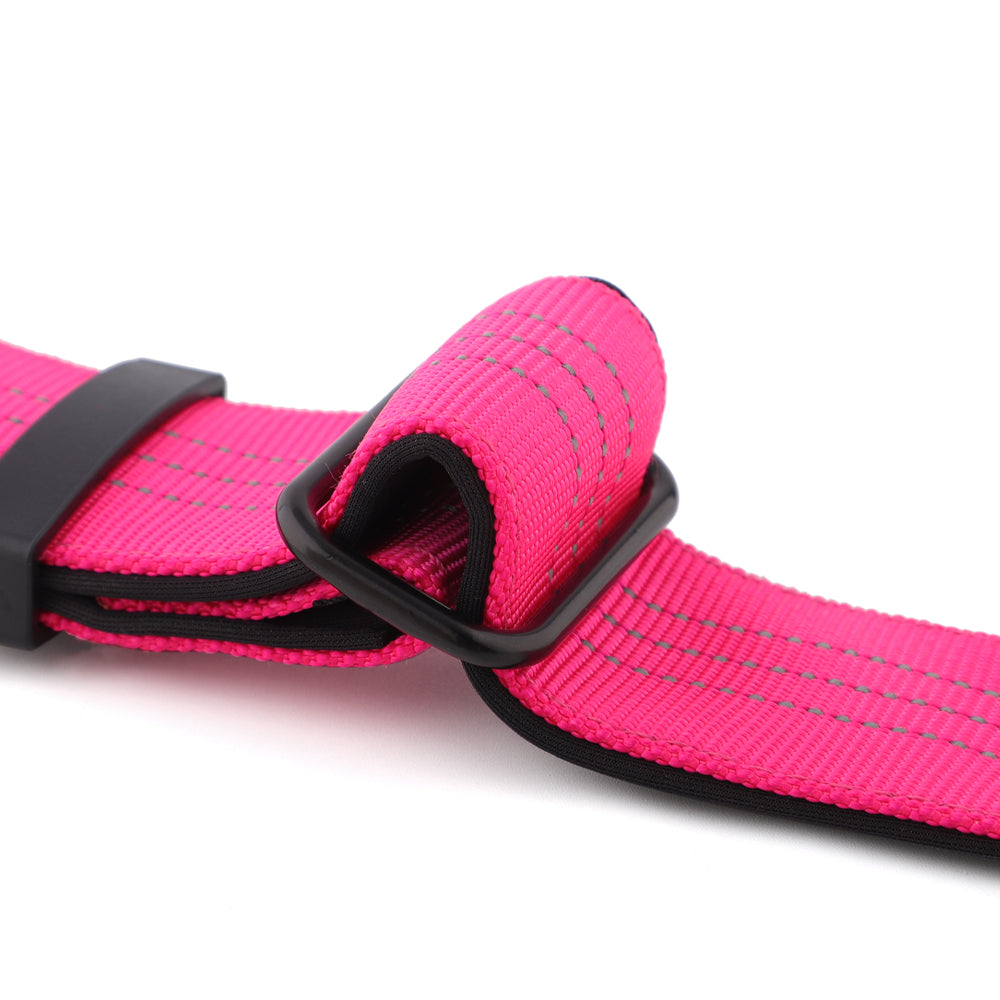 DRIFT STRONG L  XL dog collar pink DETAIL