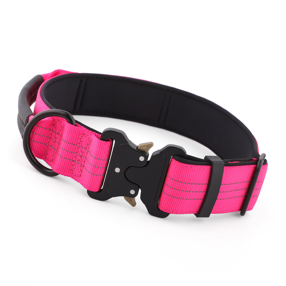 DRIFT STRONG L  XL dog collar pink SIDE