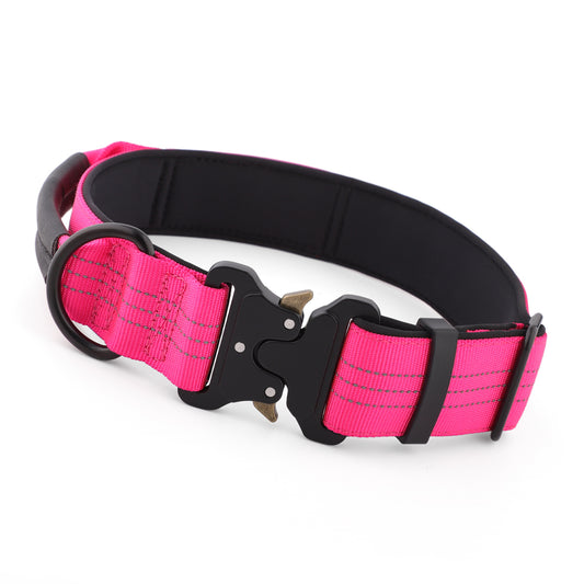 DRIFT STRONG L  XL dog collar pink SIDE