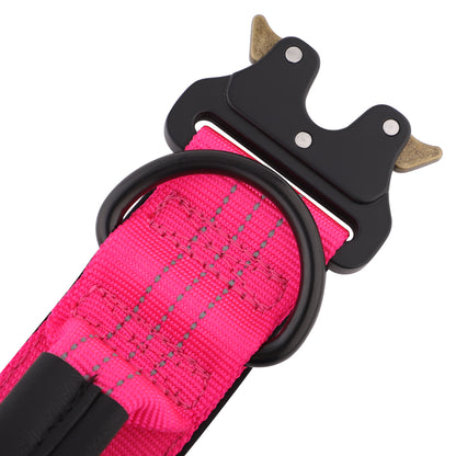 DRIFT STRONG L  XL dog collar pink SIDE BUCKLE