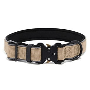 beige FANG LARGE DOG COLLAR