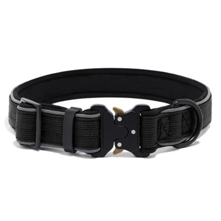 FANG DOG COLLAR LARGE BLACK
