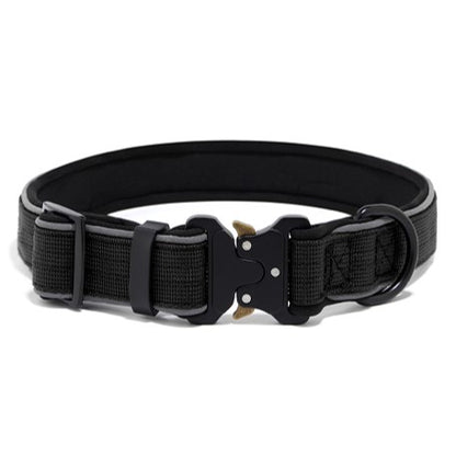 FANG DOG COLLAR LARGE BLACK
