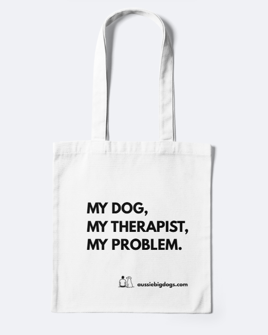 "My dog My Therapist" Tote Bag