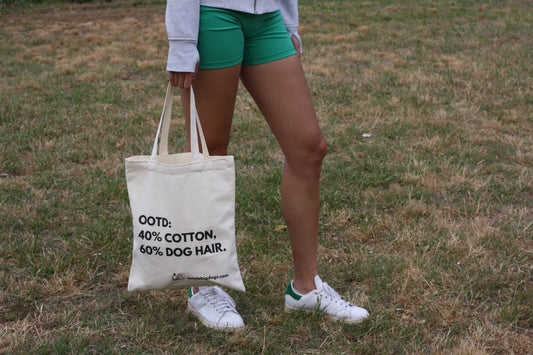 "OOTD: 60% Dog Hair" Tote Bag