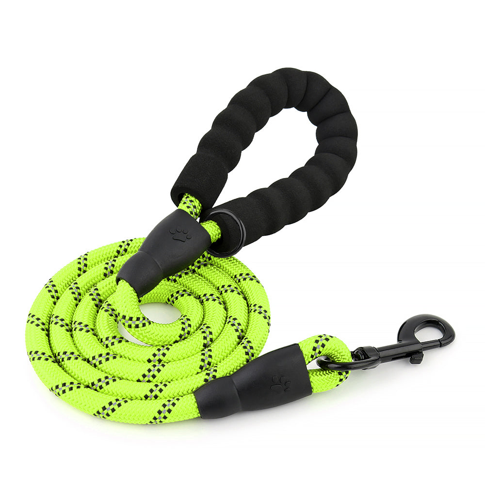 tempo dog lead neon green
